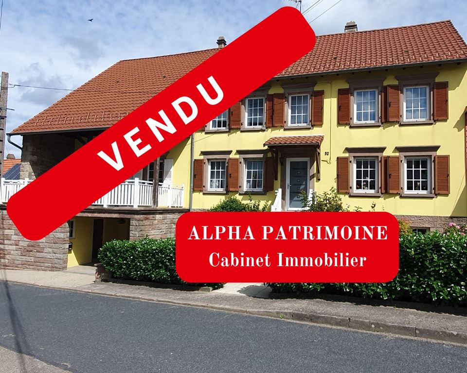 Maison de village WALDHAMBACH (67430) ALPHA PATRIMOINE