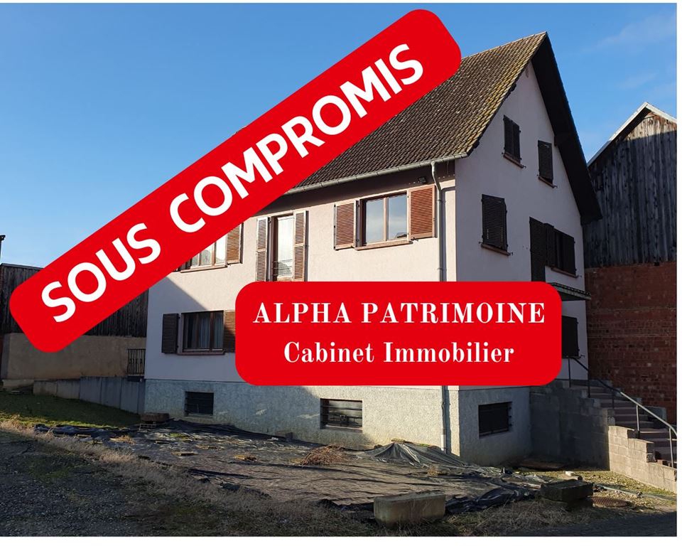Maison SCHAFFHOUSE SUR ZORN (67270) ALPHA PATRIMOINE