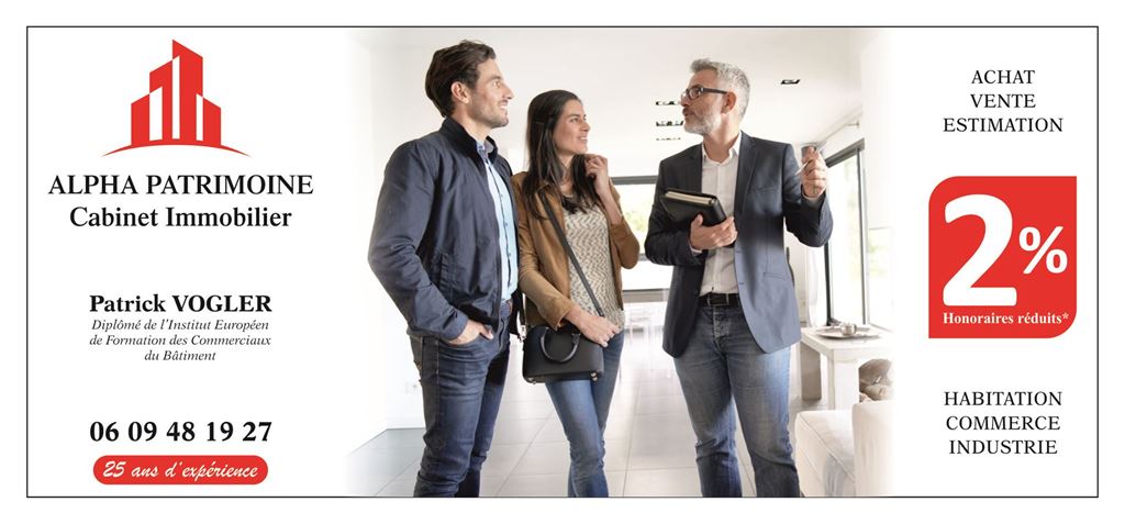 Maison HOCHFELDEN (67270) ALPHA PATRIMOINE