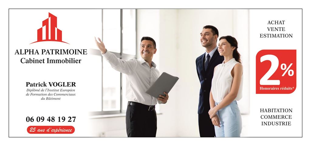 Appartement F3 HOCHFELDEN (67270) ALPHA PATRIMOINE